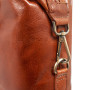 Руда шкіряна сумка під документи та ноутбук 15,4" Ashwood G34 TAN