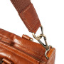 Руда шкіряна сумка під документи та ноутбук 15,4" Ashwood G34 TAN