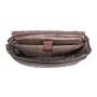 Темно-коричнева сумка месенджер А-4 Ashwood Jasper Dark Brown