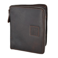 Маленька шкіряна папка формату A5 Ashwood 1660 Brown