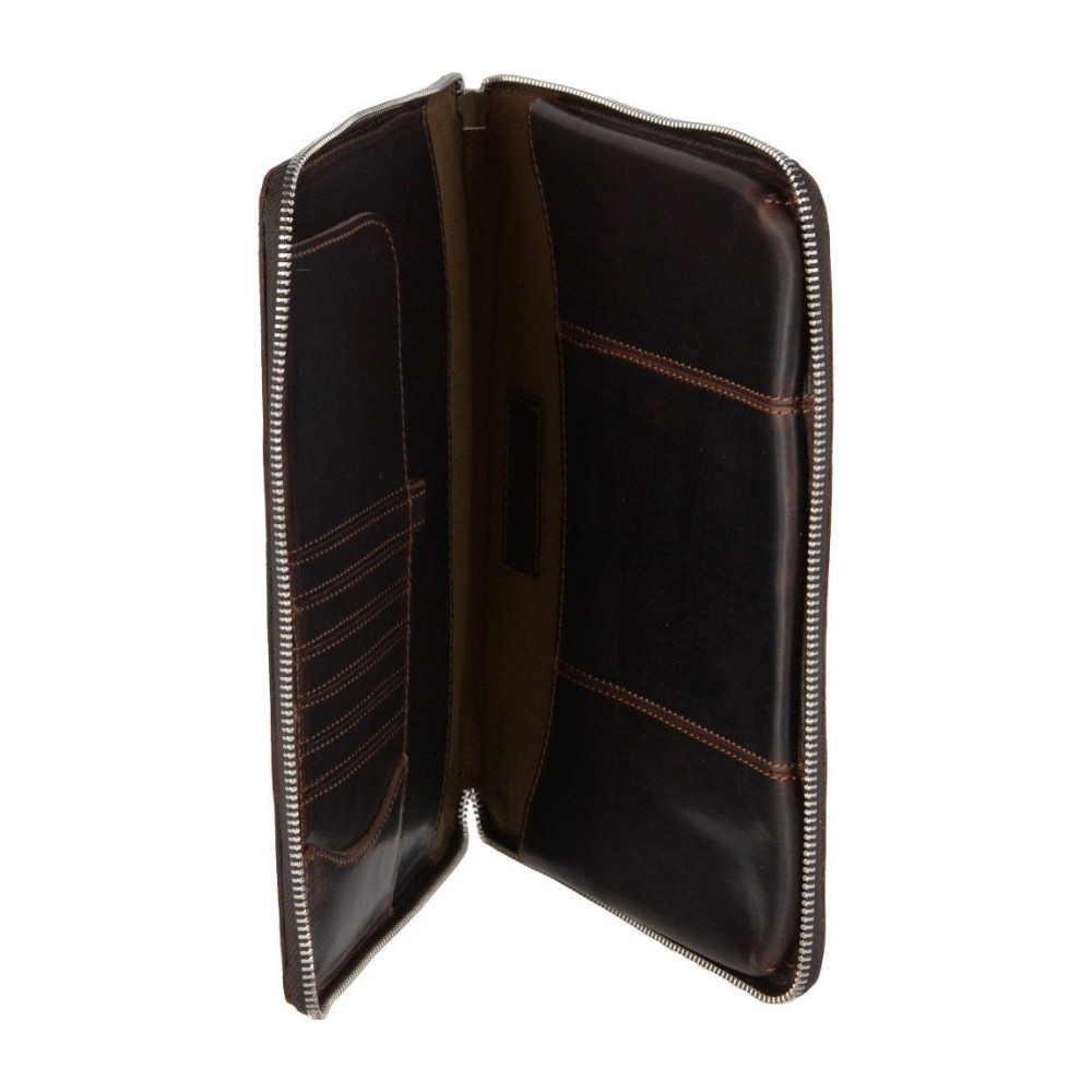 Маленька шкіряна папка формату A5 Ashwood 1660 Brown