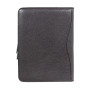 Темно-коричнева шкіряна папка формату A4 Ashwood A4 ZIP Brown