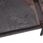 Темно-коричнева шкіряна папка формату A4 Ashwood A4 ZIP Brown