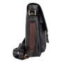 Темно-коричнева сумка через плече А4 Ashwood Leather Benjamin Dark Brown