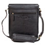 Темно-коричнева сумка через плече А4 Ashwood Leather Benjamin Dark Brown