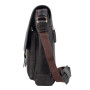 Темно-коричнева сумка через плече А4 Ashwood Leather Benjamin Dark Brown