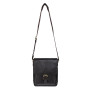 Темно-коричнева сумка через плече А4 Ashwood Leather Benjamin Dark Brown