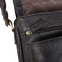 Темно-коричнева сумка через плече А4 Ashwood Leather Benjamin Dark Brown