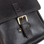 Темно-коричнева сумка через плече А4 Ashwood Leather Benjamin Dark Brown