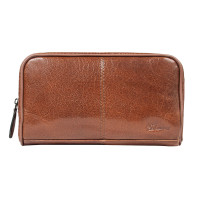 Світло-коричневий чоловічий шкіряний несесер Ashwood 2012 Chestnut