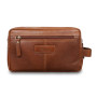 Коричневий шкіряний чоловічий несесер Ashwood Leather M59 Tan