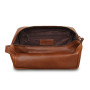 Коричневий шкіряний чоловічий несесер Ashwood Leather M59 Tan