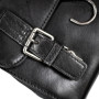 Чорний шкіряний несесер унісекс Ashwood Leather Phil Black