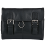 Чорний шкіряний несесер унісекс Ashwood Leather Phil Black