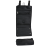 Чорний шкіряний несесер унісекс Ashwood Leather Phil Black