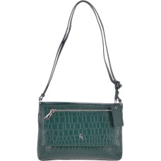 Жіноча шкіряна сумка через плече зеленого кольору Ashwood 62753 BT Green