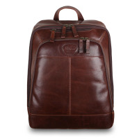 Темно-коричневий шкіряний рюкзак Ashwood Leather 8144 Brown