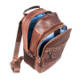 Чоловічий шкіряний рюкзак коричневого Ashwood Leather 4555 Tan