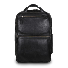 Чорний чоловічий рюкзак зі свинячої шкіри Ashwood Leather Jordan Black