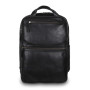 Чорний чоловічий рюкзак зі свинячої шкіри Ashwood Leather Jordan Black