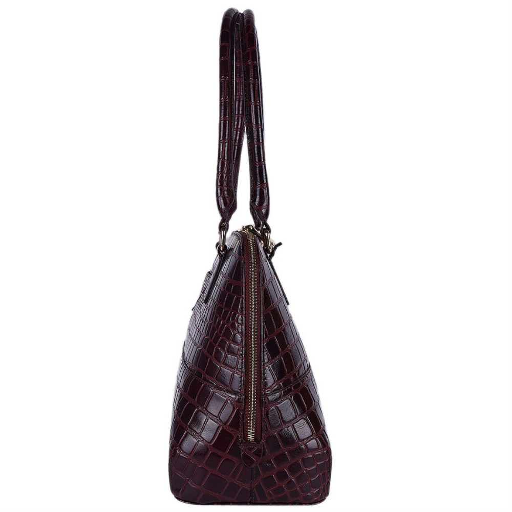 Бордова жіноча сумка зі шкіри Ashwood C53 Bordo