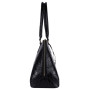 Чорна жіноча сумка зі шкіри під рептилію Ashwood C53 Black