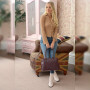Жіноча шкіряна сумка формату А4 Ashwood C54 Bord