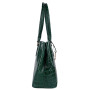 Зелена шкіряна сумка формату А4 Ashwood C54 Green