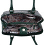 Зелена шкіряна сумка формату А4 Ashwood C54 Green