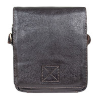 Чоловічі шкіряні сумки через плече Ashwood Leather Jerry Dark Brown