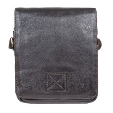 Чоловічі шкіряні сумки через плече Ashwood Leather Jerry Dark Brown