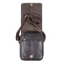 Чоловічі шкіряні сумки через плече Ashwood Leather Jerry Dark Brown