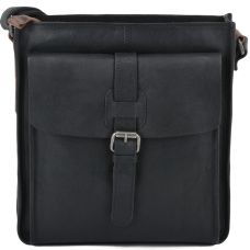 Чорна чоловіча сумка через плече Ashwood 4552 Black