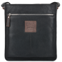 Чорна чоловіча сумка через плече Ashwood 4552 Black