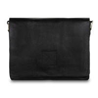 Чоловічі шкіряні сумки через плече Ashwood Leather Pedro Black