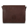 Коричнева шкіряна сумка для чоловіка Ashwood Leather Pedro Mist Brown