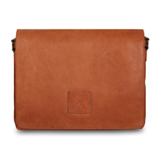 Чоловіча шкіряна сумка через плече світло-коричневого кольору Ashwood Leather Pedro Tan