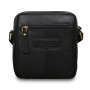 Маленька чоловіча шкіряна сумка через плече Ashwood Leather M55 Black