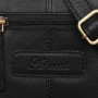 Маленька чоловіча шкіряна сумка через плече Ashwood Leather M55 Black