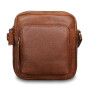 Маленька чоловіча шкіряна сумка через плече Ashwood Leather M55 Tan