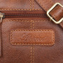 Маленька чоловіча шкіряна сумка через плече Ashwood Leather M55 Tan
