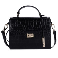 Шкіряна сумочка через плече Ashwood C55 Black
