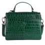 Зелена шкіряна сумка через плече Ashwood C55 Green