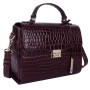 Бордова шкіряна сумка через плече Ashwood C55 Bordo