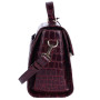 Бордова шкіряна сумка через плече Ashwood C55 Bordo