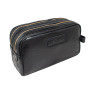 Чорний шкіряний несесер Ashwood G37 Black