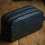 Чорний шкіряний несесер Ashwood G37 Black