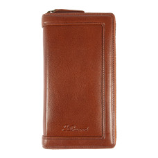 Світло-коричневий шкіряний клатч Ashwood TW01 Chestnut