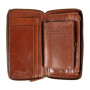 Світло-коричневий шкіряний клатч Ashwood TW01 Chestnut