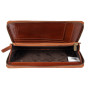 Світло-коричневий шкіряний клатч Ashwood TW01 Chestnut